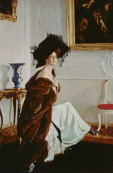 Porträt von Prinzessin Olga Konstantinovna Orlova (1872-1923), 1911